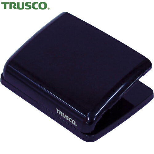 TRUSCO(トラスコ) 樹脂製マグネットクリップ 50X70 黒 (1個) 品番：TMGC-BK