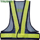 トラスコ TRUSCO 作業服 メッシュ安全ベスト 紺/イエロー (1着) 品番:TMV-BY