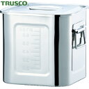 トラスコ TRUSCO ステンレスタンク ステンレス角タンク 0.7L 90 取手無 (1個) 品番:T-FC-2