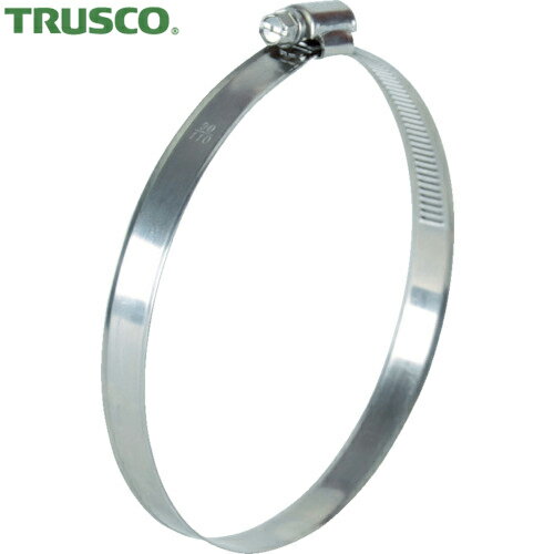 トラスコ TRUSCO ホースバンド オールステンレス 傷防止タイプ（10個入） 100〜120mm (1箱) 品番：TE13-120