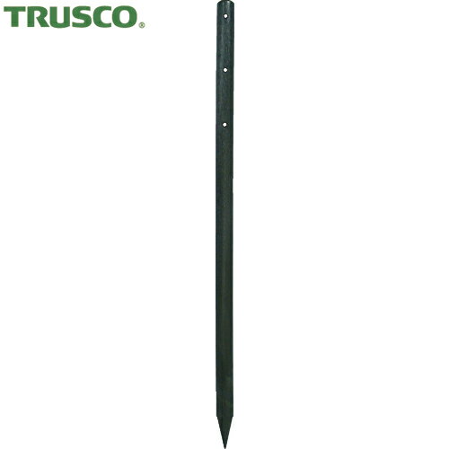 TRUSCO(トラスコ) 耐候性樹脂丸杭 Φ60X1500 穴あり (1本) 品番：TMK-6015A