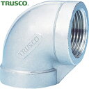 トラスコ TRUSCO 水・油・ガス用 ねじ込み管継手 SUS 90°エルボ 25A (1個) 品番:TLL-25A