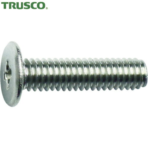 トラスコ TRUSCO 超低頭小ねじ ステンレス M3X6 18本入 (1Pk) 品番：TFSS-0306