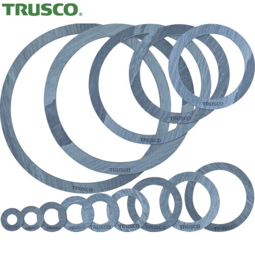 TRUSCO(トラスコ) ガスケット フランジ内パッキン 5K 32A 厚み1.5mm (1枚) 品番：TFPU-5K32A-15