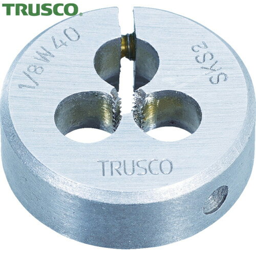 TRUSCO(トラスコ) 丸ダイス SKS ウィット 38径 5/8W11 (1個) 品番：T38D-5/8W11
