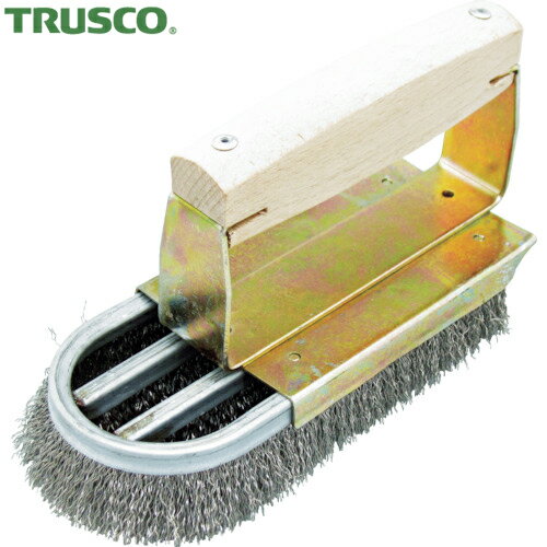 トラスコ TRUSCO チャンネルブラシ ストロング D型4行ステンレス（SUS304） (1本) 品番：TB-2081