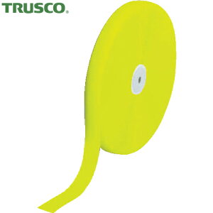 TRUSCO(トラスコ) マジックテープ 縫製用A側 50mm×25m 蛍光イエロー (1巻) 品番：TMAH-5025-LY