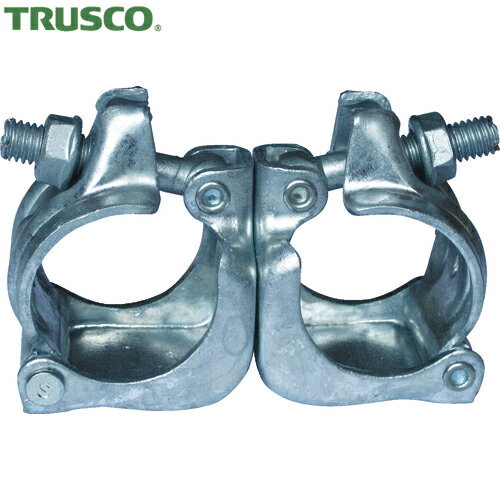 TRUSCO(トラスコ) ドブメッキ 単管同径クランプ 自在 Φ48.6XΦ48.6 (1個) 品番：TCDJ-DM
