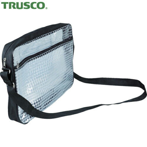 トラスコ TRUSCO スケルトンバッグ エンジニアクリアバッグ 410×310×60 (1個) 品番：TDEB60