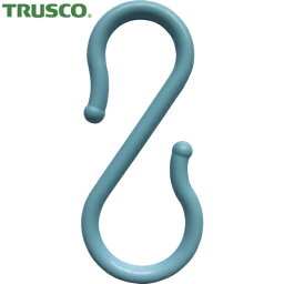 TRUSCO(トラスコ) プラSフック 100mm ライトブルー 2個入り (1Pk) 品番：TPSH100-LB