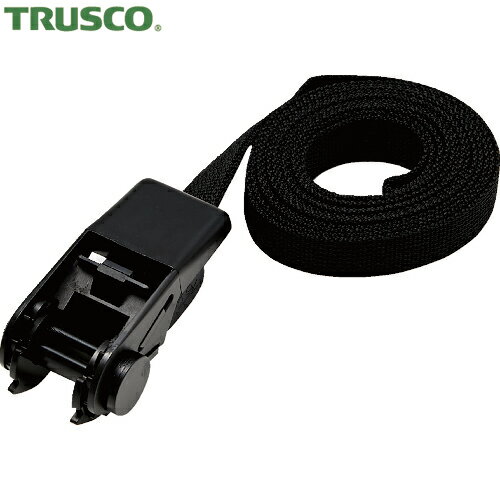 トラスコ TRUSCO 結束ベルト 樹脂製ベルト荷締機 幅25mm×長さ3m 黒 (1本) 品番：TPT-253BK-A