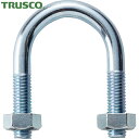 トラスコ TRUSCO 配管支持金具 SGP用Uボルト 三価ユニクロ 呼び径25A ねじ径M10 (1個) 品番:TSGP2-BTM10-25A