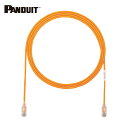パンドウイット PANDUIT カテゴリ6細径パッチコード 0.5m オレンジ UTP28SP0.5MOR (1本) 品番:UTP28SP0.5MOR