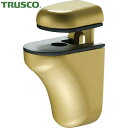 トラスコ TRUSCO 棚受け金具ブラケット 棚グリップ ゴールド 板厚2〜21mm用 亜鉛合金ダイカスト製 (1個) 品番:TSG221-G