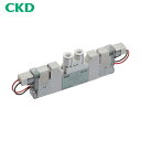 CKD パイロット式5ポート弁 ダイレクト配管 (1個) 品番:4GA120R-C6-3