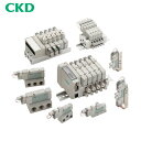 CKD パイロット式5ポート弁 ダイレクト配管 (1個) 品番:4GA229R-C8-3