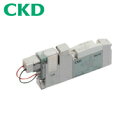 CKD パイロット式5ポート弁 ベース配管 (1個) 品番:4GB119R-00-E2-3
