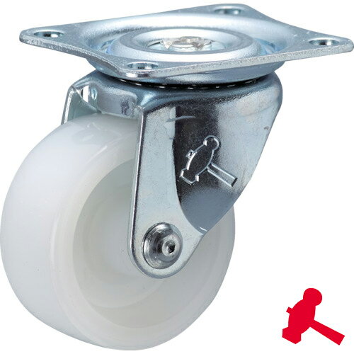 ハンマーキャスター キャスター自在ナイロン車32mm (1個) 品番：420G-N32