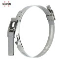 スガツネ工業 SUGATSUNE (120040436)ステンレス鋼製強力バンドクランプ (1個) 品番:27-HT070-115SS