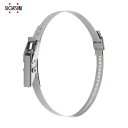 スガツネ工業 SUGATSUNE (120040438)ステンレス鋼製強力バンドクランプ (1個) 品番:27-HT130-175SS
