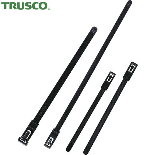 トラスコ TRUSCO バックル付きリリースタイ 幅7.4×長さ250mm 耐候 (1袋) 品番：TRS-251HC