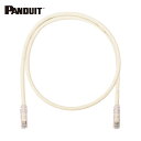 パンドウイット PANDUIT カテゴリ6A UTPパッチコード 24AWG単線 ケーブル径:Φ6.4mm 3m オフホワイト UTP6AX3M (1本) 品番...
