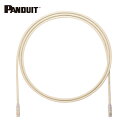 パンドウイット PANDUIT カテゴリ6A UTPパッチコード 24AWG単線 ケーブル径:Φ6.4mm 1m グレー UTP6AX1MGY (1本) 品番:...