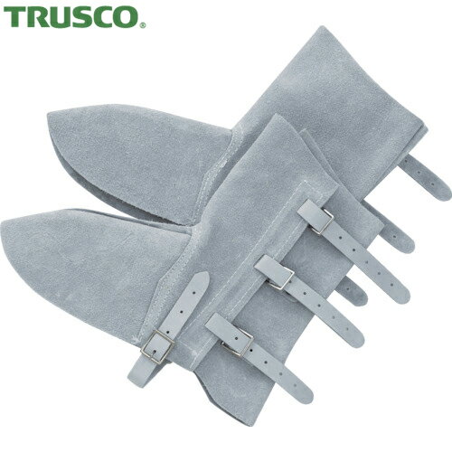 トラスコ TRUSCO 牛床革保護具 足カバー (1組) 品番：TYK-AK