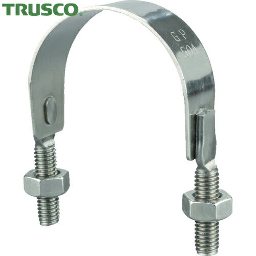 TRUSCO(トラスコ) SGP管用Uバンド SUS304 呼び径 50A ねじ径3/8 (1個) 品番：TSGPU50A-SUS