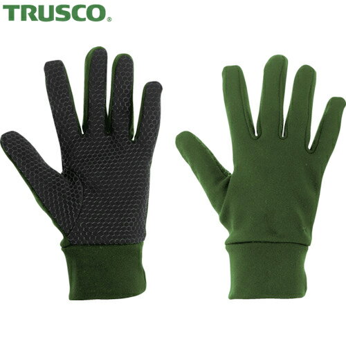 トラスコ TRUSCO すべり止め付き防寒手袋 Lサイズ オリーブドラブ (1双) 品番：WGNS-L-OD