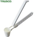 TRUSCO(トラスコ) 袋留めクリップ(留め幅110mm・スプーン付)2本入 白 (1Pk) 品番：TWSC110SP-WH2P