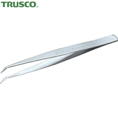トラスコ TRUSCO ステンレス製ピンセット 150mm 先曲り型 (1本) 品番：TSP-28