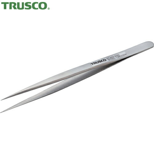 TRUSCO(トラスコ) 高精度ステンレス製ピンセット 140mm 長極細型 (1本) 品番：TSP-76