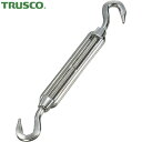 トラスコ TRUSCO ステンレス製 枠式ターンバックル フック&フックタイプ ねじ径W3/8 (1個入) (1袋) 品番:TTB-9H