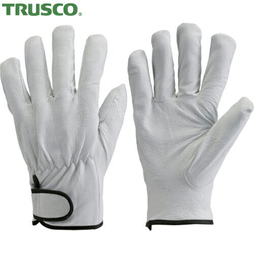 トラスコ マジック式革手袋 裏地付タイプ Lサイズ (1双) 品番:TYK-717L