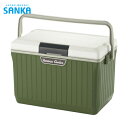 SANKA(サンカ) ベリアスクーラー 17L ホワイト/グリーン (1個) 品番：VAC-17WH/GR