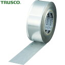 トラスコ TRUSCO アルミテープ スーパーアルミ箔粘着テープ ツヤあり 幅50mm×長さ50m (1巻) 品番:TRAT50-1