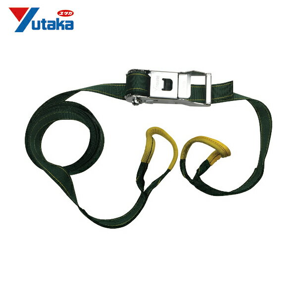 ユタカメイク ベルト荷締機コブラ 50mm×5m×1m シボリ縫製 (1台) 品番：V50-R