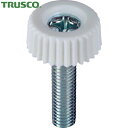 トラスコ TRUSCO 十字穴付化粧ビス M6×25 白(10個入) (1袋) 品番:TRKSC6-25