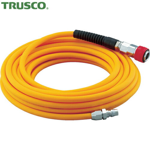 TRUSCO(トラスコ) エアホース ワンタッチカップリング付 7X10mm 30m (1巻) 品番：TWCH-7-30