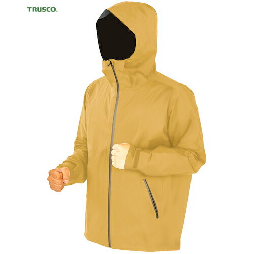 TRUSCO(トラスコ) 高耐候・軽量ストレッチレインウェア ベージュ L (1着) 品番：TRESWL-BE