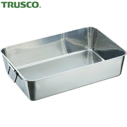トラスコ TRUSCO 調理バット ステンレス深型角バット 2枚取 (1枚) 品番：T-QB-1