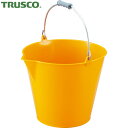 トラスコ TRUSCO ソフトバケット 14L オレンジ (1個) 品番:TSB-14OR(3)