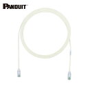 パンドウイット PANDUIT カテゴリ6細径パッチコード 5m オフホワイト UTP28SP5M (1本) 品番:UTP28SP5M