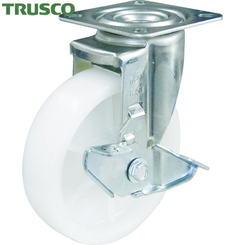 TRUSCO(トラスコ) キャスター TYSシリーズ 自在 SP付 ナイロン車150mm (1個) 品番：TYSNYB-150