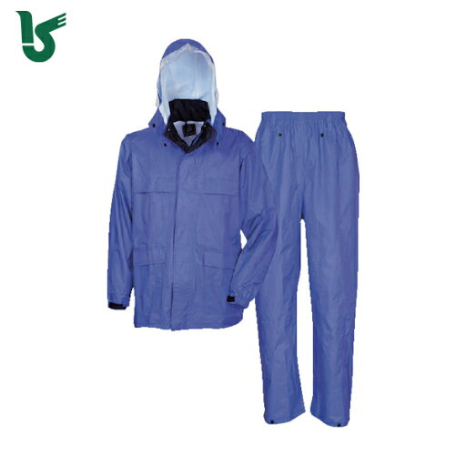 カジメイク 雨具 合羽 カッパ レインスーツ 3400 匠 ブルー LL (1着) 品番:3400-45-LL カジメイク 雨具 合羽 カッパ レインスーツ 3400 匠 ブルー LL (1着) 品番:3400-45-LL