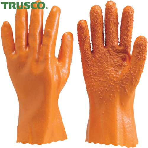 トラスコ TRUSCO すべり止め付厚手塩ビ手袋 L (1双) 品番：TPVAG-L