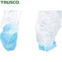 トラスコ TRUSCO シューズカバー 50足入 ブルー 滑り止め付 (1袋) 品番:TSCS-400B