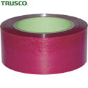 トラスコ TRUSCO ストレッチフィルム 厚みμ20X幅50mmX長さ300m 赤 (1巻) 品番:TSF-20-50R