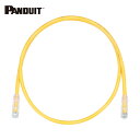 パンドウイット PANDUIT カテゴリ6UTPパッチコード 15m 黄 (1本) 品番:UTPSP15MYLY